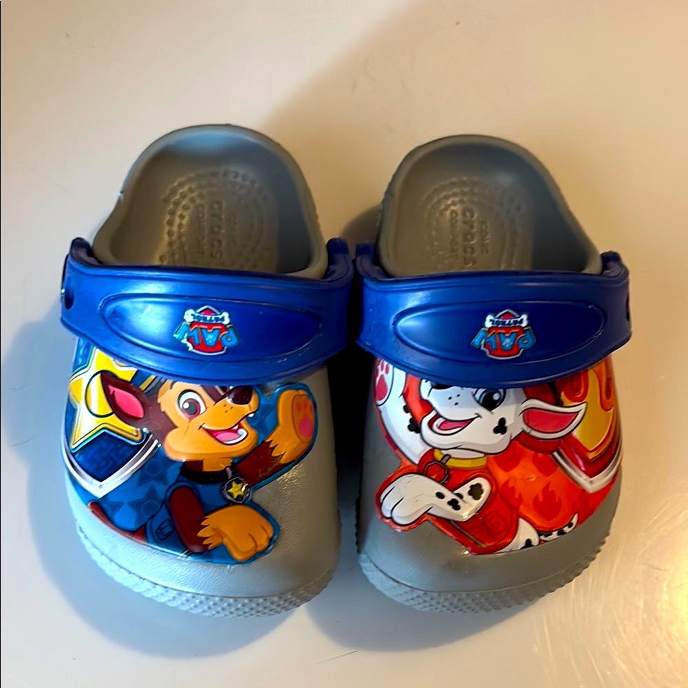 Paw Patrol Kids Clogs - Blue and Gray